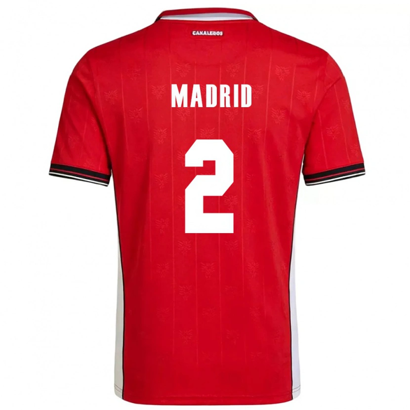 Danxen Dětské Panama Dayane Madrid #2 Červená Hnědá Bílá Domů Hráčské Dresy 26-28 Dres