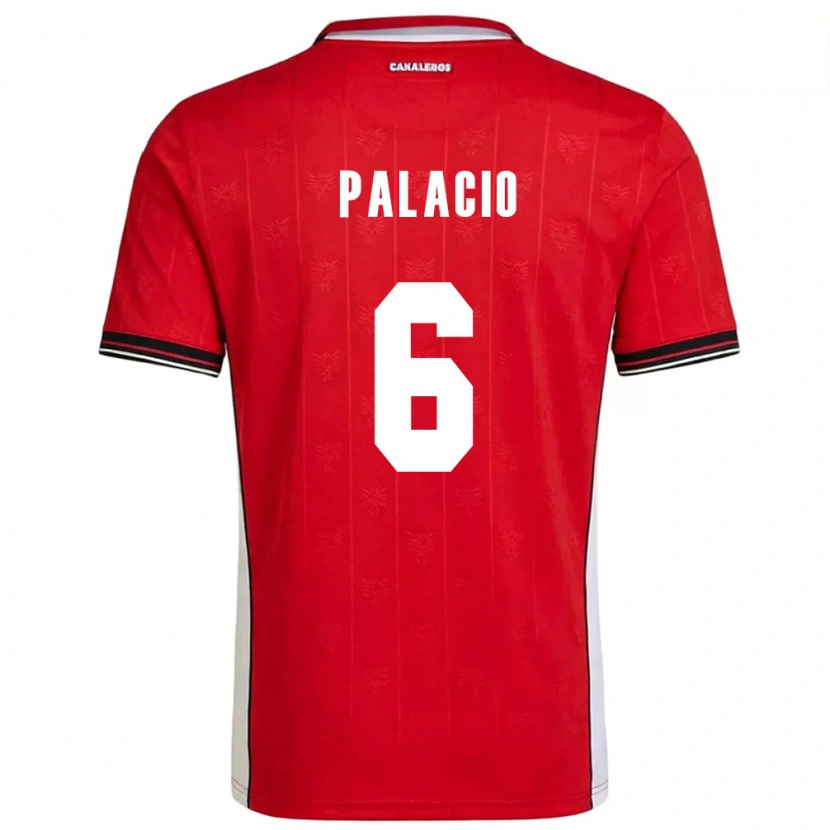 Danxen Dětské Panama Yamileth Palacio #6 Červená Hnědá Bílá Domů Hráčské Dresy 26-28 Dres