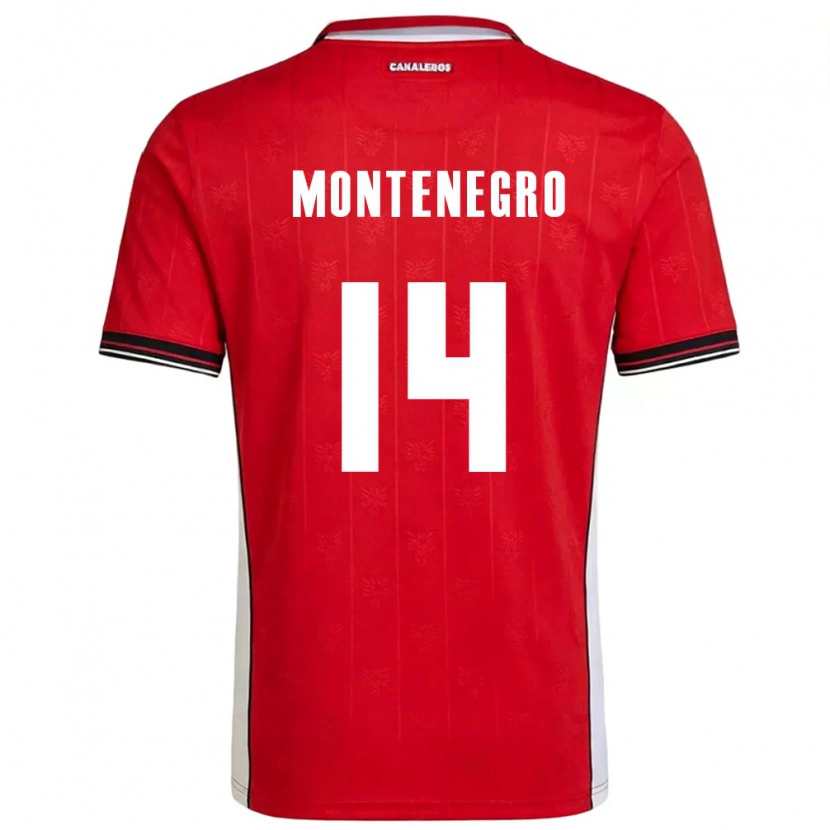 Danxen Dětské Panama Carmen Montenegro #14 Červená Hnědá Bílá Domů Hráčské Dresy 26-28 Dres