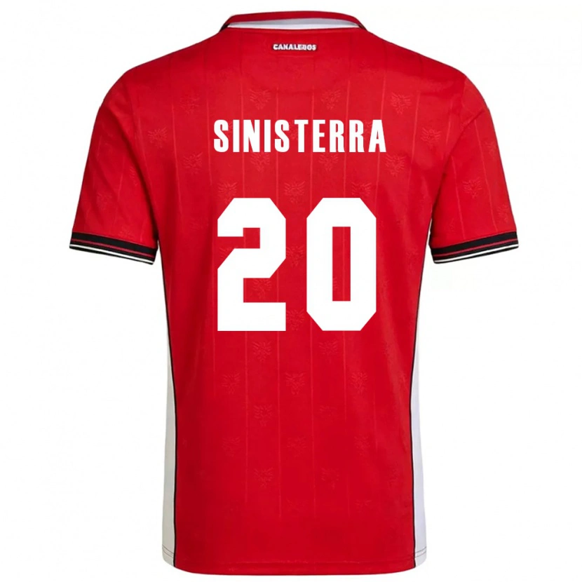 Danxen Dětské Panama Carlos Sinisterra #20 Červená Hnědá Bílá Domů Hráčské Dresy 26-28 Dres