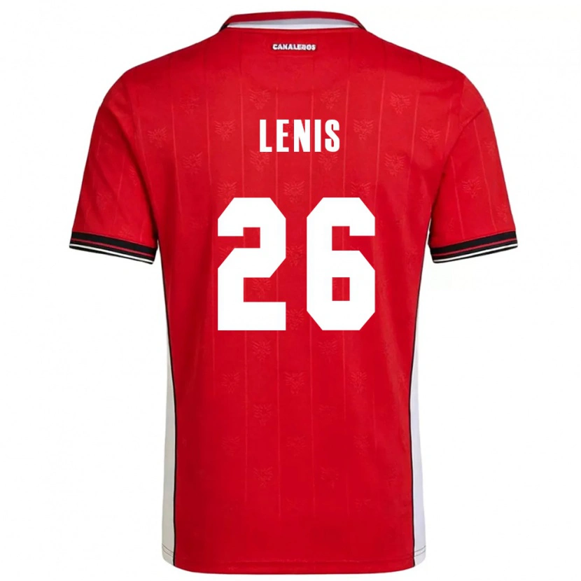 Danxen Dětské Panama Kahiser Lenis #26 Červená Hnědá Bílá Domů Hráčské Dresy 26-28 Dres