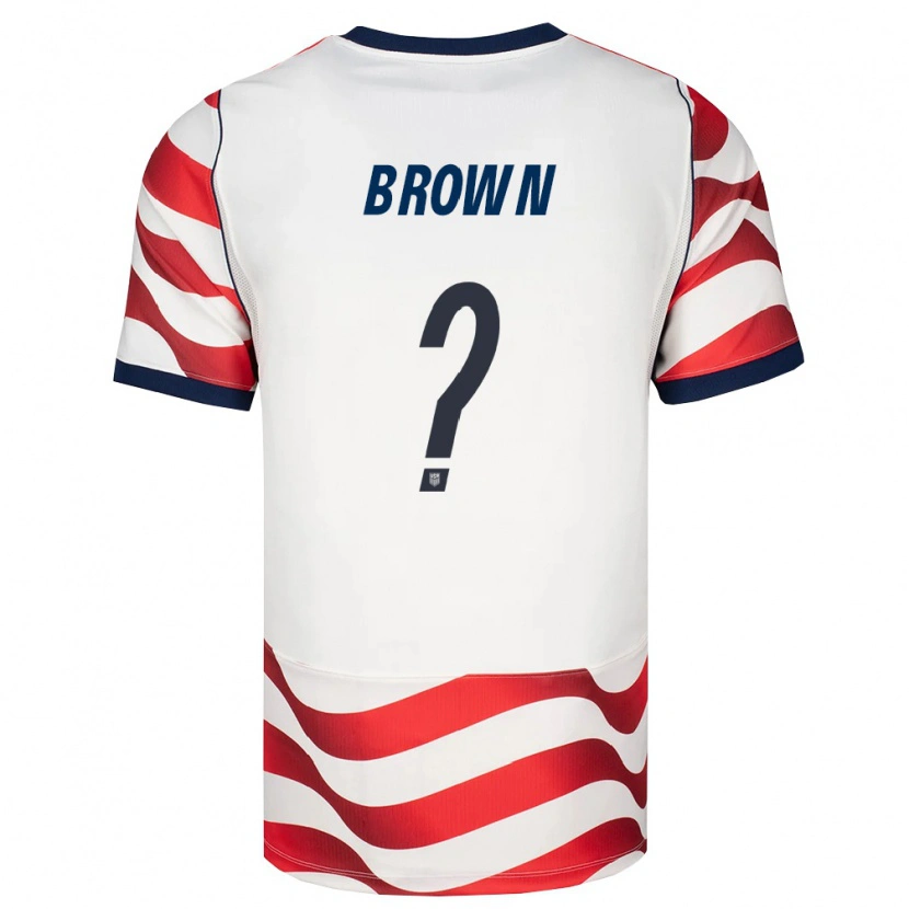 Danxen Dětské Spojené Státy Americké Daniel Brown #0 Červená Bílá Černá Domů Hráčské Dresy 26-28 Dres