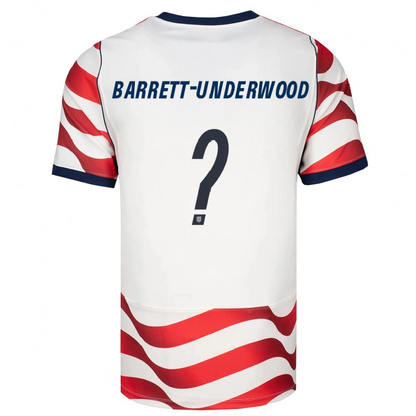 Danxen Dětské Spojené Státy Americké Keehan Barret-Underwood #0 Červená Bílá Černá Domů Hráčské Dresy 26-28 Dres
