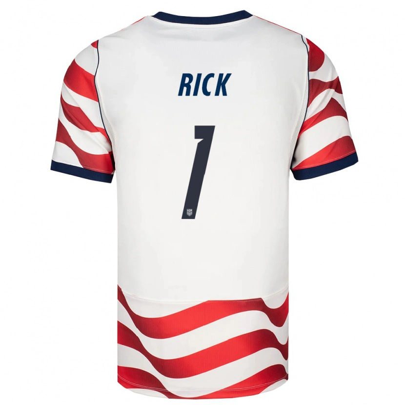 Danxen Dětské Spojené Státy Americké Andrew Rick #1 Červená Bílá Černá Domů Hráčské Dresy 26-28 Dres