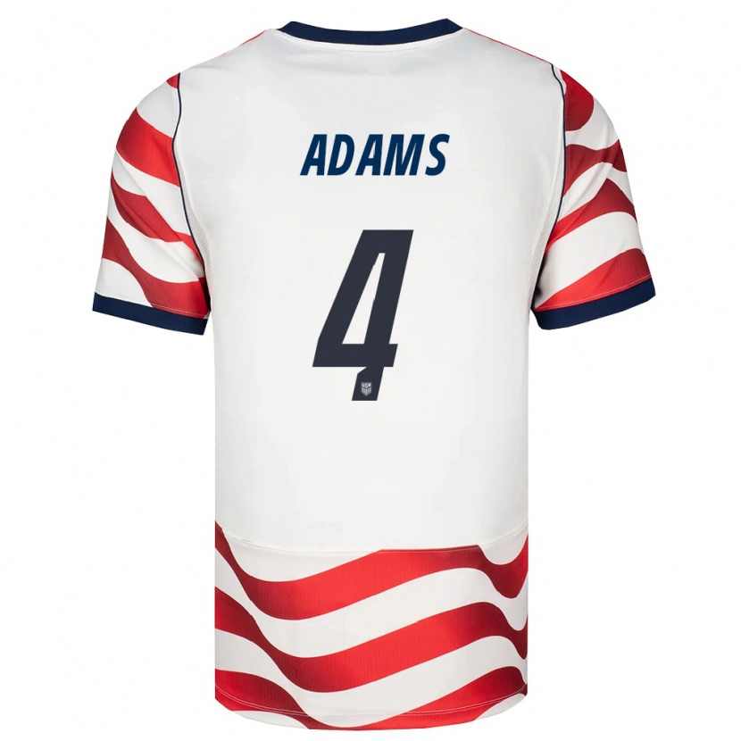 Danxen Dětské Spojené Státy Americké Tyler Adams #4 Červená Bílá Černá Domů Hráčské Dresy 26-28 Dres