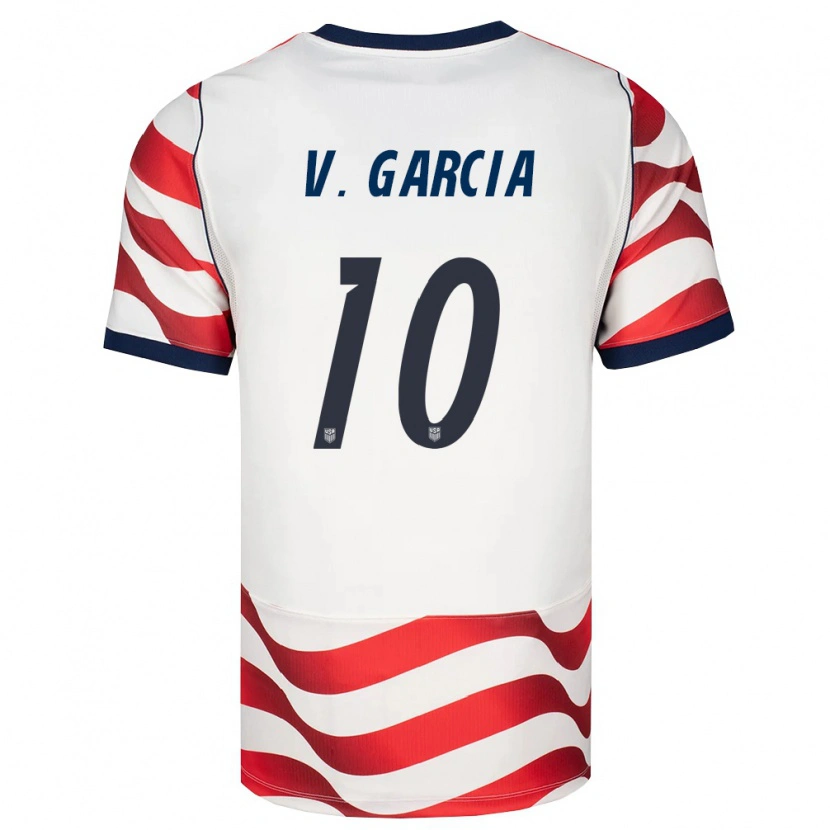 Danxen Dětské Spojené Státy Americké Vinny Garcia #10 Červená Bílá Černá Domů Hráčské Dresy 26-28 Dres