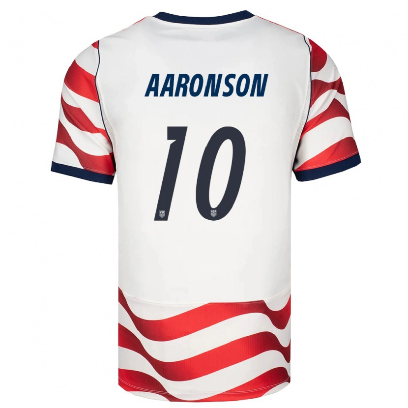 Danxen Dětské Spojené Státy Americké Paxten Aaronson #10 Červená Bílá Černá Domů Hráčské Dresy 26-28 Dres