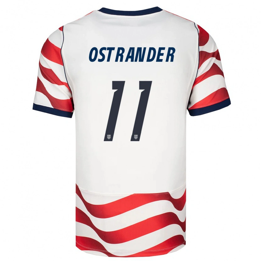 Danxen Dětské Spojené Státy Americké William Ostrander #11 Červená Bílá Černá Domů Hráčské Dresy 26-28 Dres