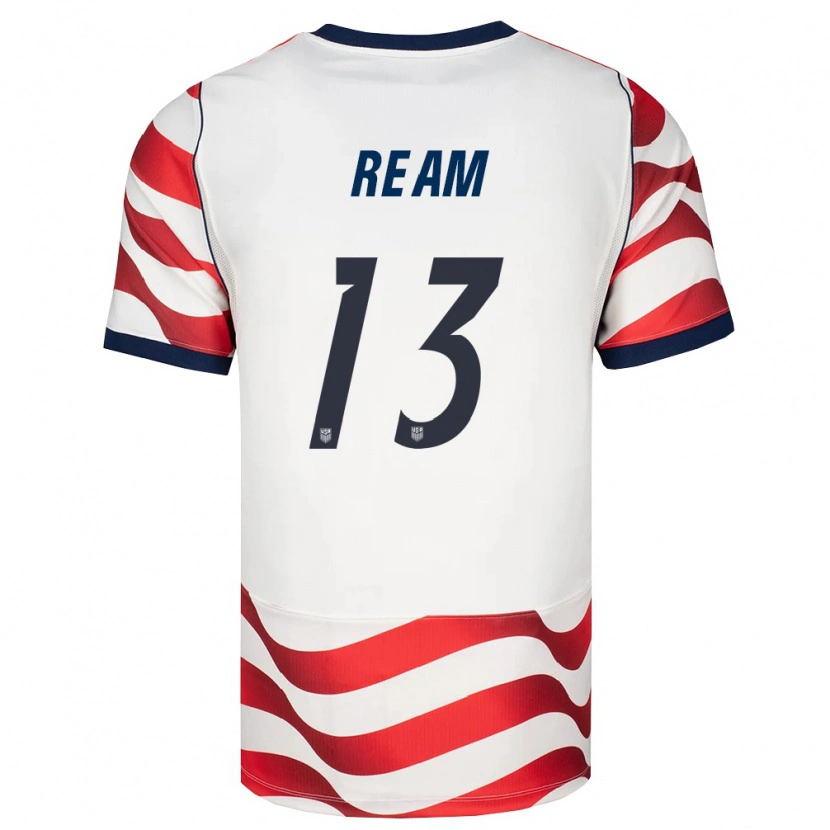 Danxen Dětské Spojené Státy Americké Tim Ream #13 Červená Bílá Černá Domů Hráčské Dresy 26-28 Dres