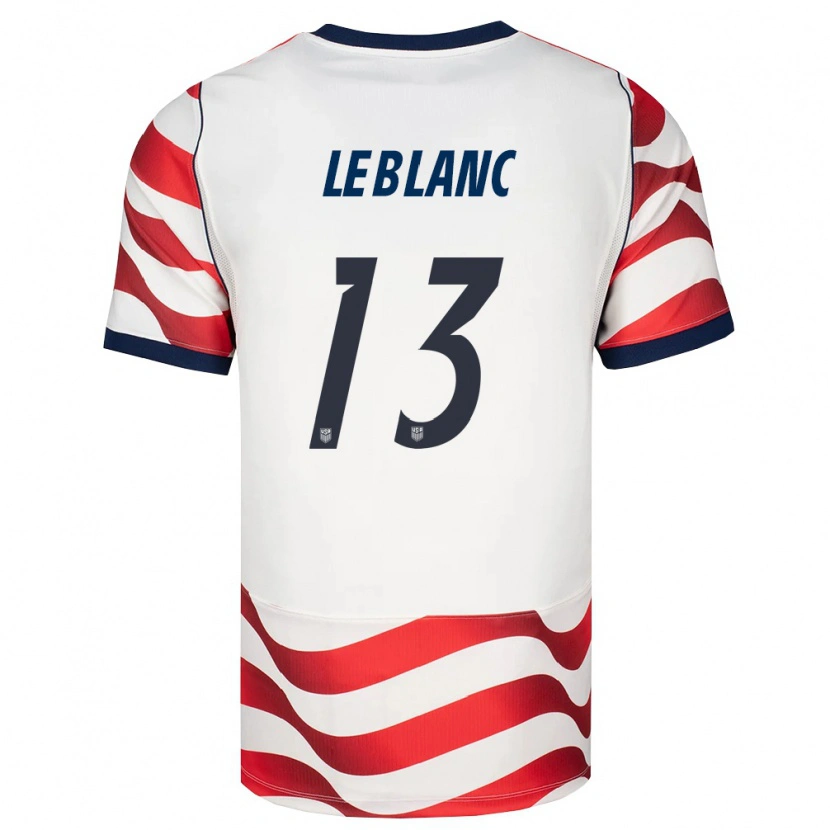 Danxen Dětské Spojené Státy Americké Kellan Leblanc #13 Červená Bílá Černá Domů Hráčské Dresy 26-28 Dres