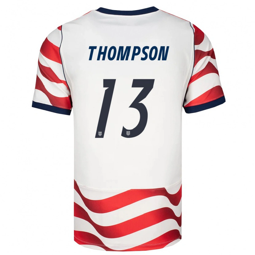 Danxen Dětské Spojené Státy Americké Alyssa Thompson #13 Červená Bílá Černá Domů Hráčské Dresy 26-28 Dres