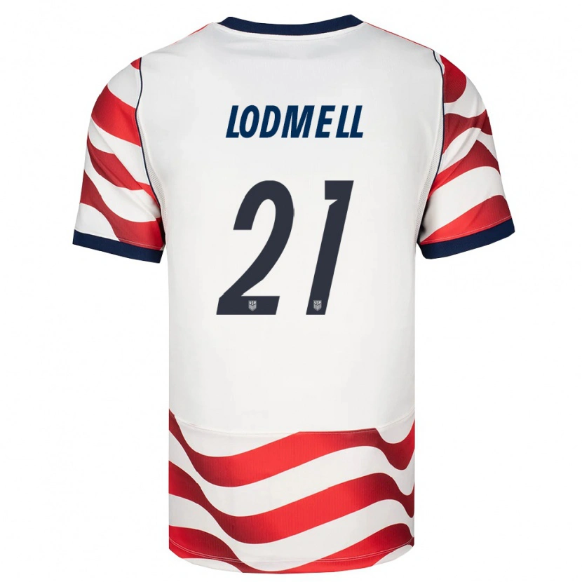 Danxen Dětské Spojené Státy Americké William Lodmell #21 Červená Bílá Černá Domů Hráčské Dresy 26-28 Dres