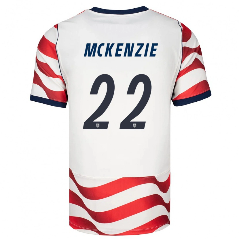 Danxen Dětské Spojené Státy Americké Mark Mckenzie #22 Červená Bílá Černá Domů Hráčské Dresy 26-28 Dres