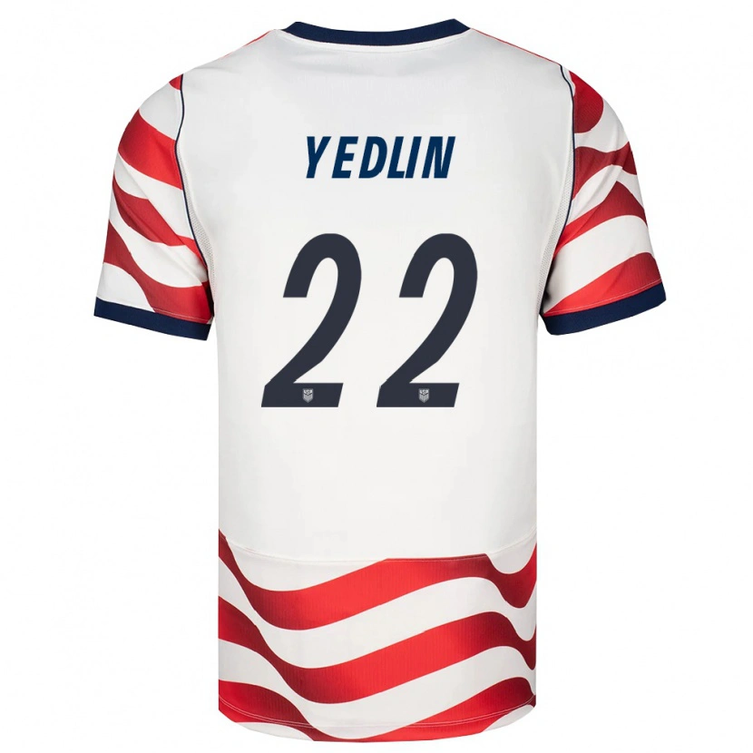 Danxen Dětské Spojené Státy Americké Deandre Yedlin #22 Červená Bílá Černá Domů Hráčské Dresy 26-28 Dres