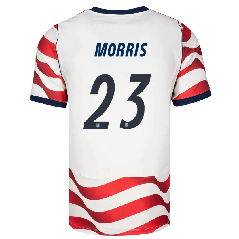 Danxen Dětské Spojené Státy Americké Aidan Morris #23 Červená Bílá Černá Domů Hráčské Dresy 26-28 Dres