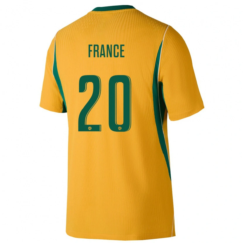 Danxen Dětské Austrálie Marin France #20 Žlutá Zelená Domů Hráčské Dresy 26-28 Dres