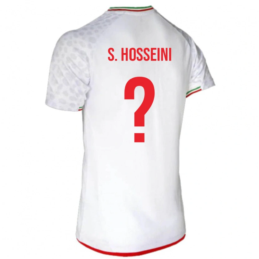 Danxen Dětské Írán Seyed Mohammadjavad Hosseini #0 Bílá Červená Domů Hráčské Dresy 26-28 Dres
