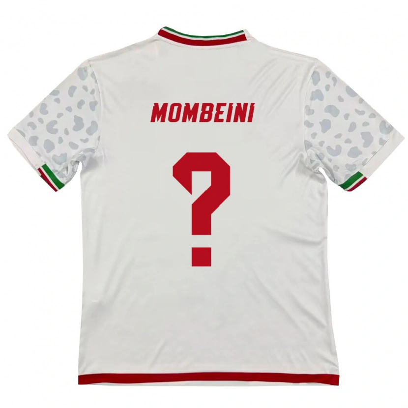 Danxen Dětské Írán Mohammadamin Mombeini #0 Bílá Červená Domů Hráčské Dresy 26-28 Dres