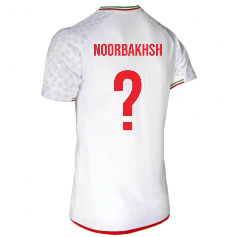 Danxen Dětské Írán Danial Noorbakhsh #0 Bílá Červená Domů Hráčské Dresy 26-28 Dres