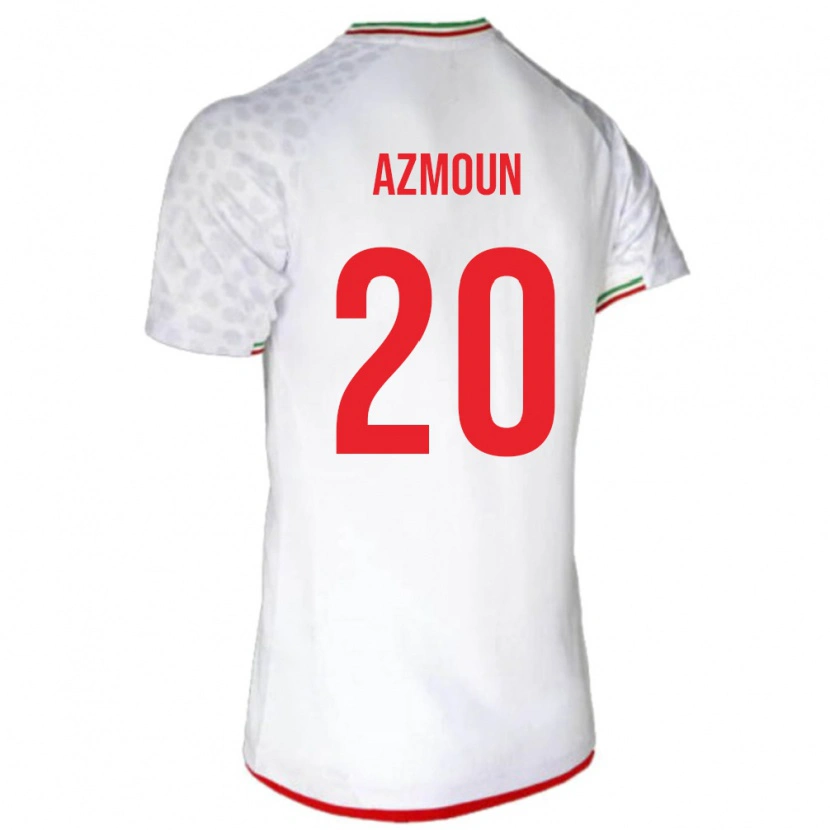 Danxen Dětské Írán Sardar Azmoun #20 Bílá Červená Domů Hráčské Dresy 26-28 Dres