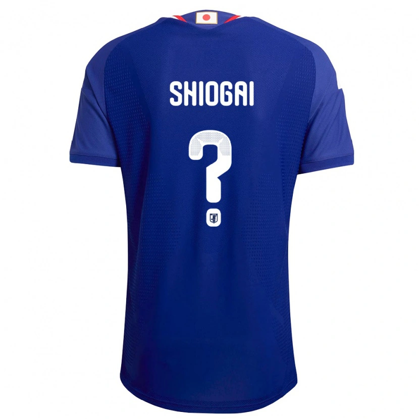 Danxen Dětské Japonsko Kento Shiogai #0 Modrá Bílá Červená Domů Hráčské Dresy 26-28 Dres