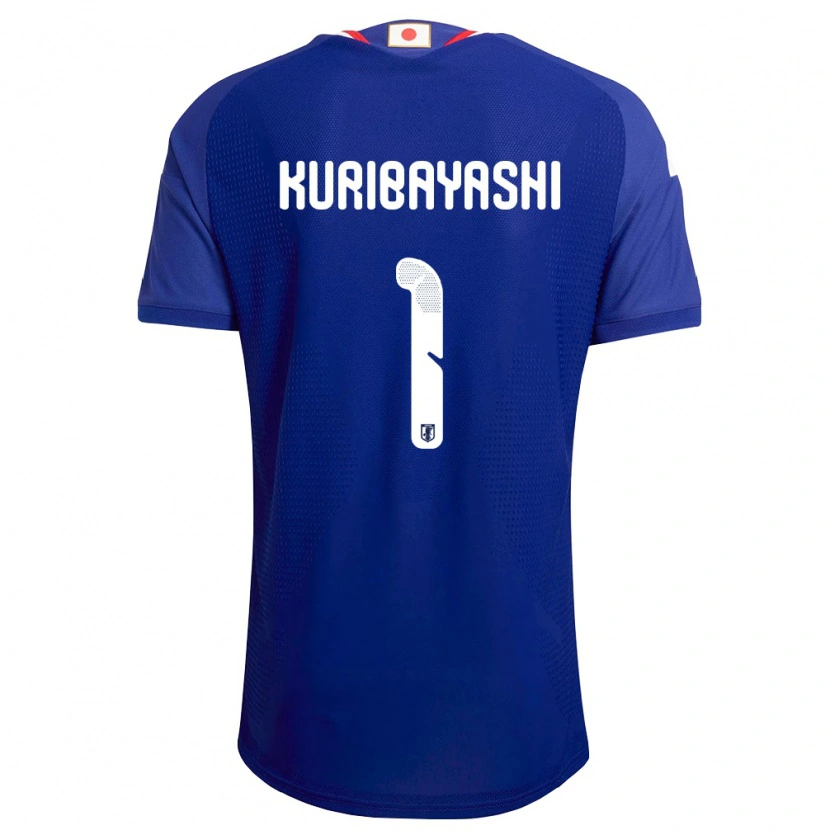 Danxen Dětské Japonsko Hayato Kuribayashi #1 Modrá Bílá Červená Domů Hráčské Dresy 26-28 Dres