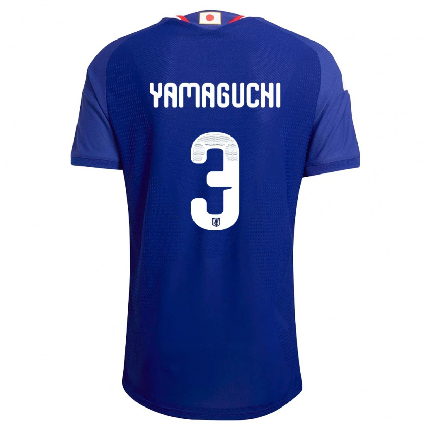 Danxen Dětské Japonsko Gota Yamaguchi #3 Modrá Bílá Červená Domů Hráčské Dresy 26-28 Dres