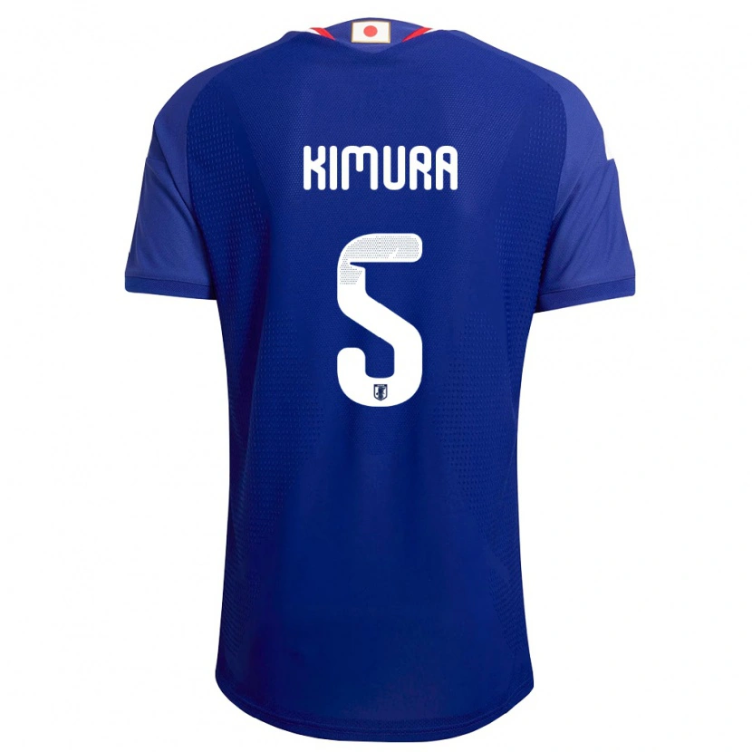 Danxen Dětské Japonsko Seiji Kimura #5 Modrá Bílá Červená Domů Hráčské Dresy 26-28 Dres