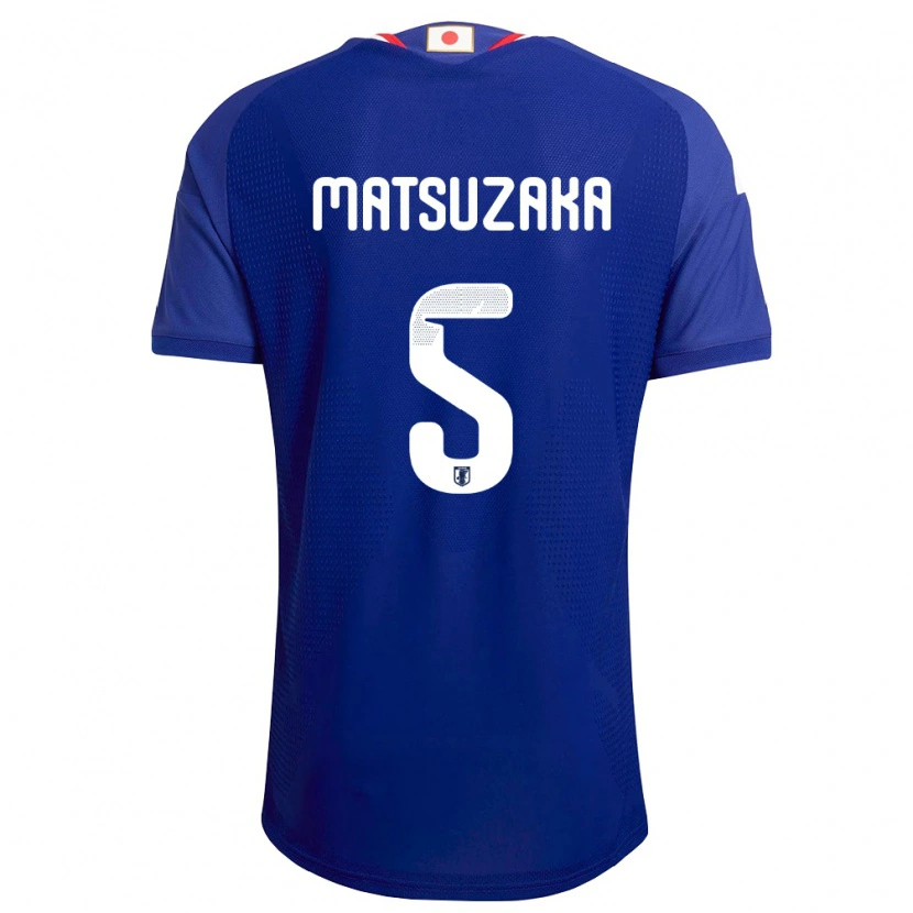 Danxen Dětské Japonsko Aoi Matsuzaka #5 Modrá Bílá Červená Domů Hráčské Dresy 26-28 Dres