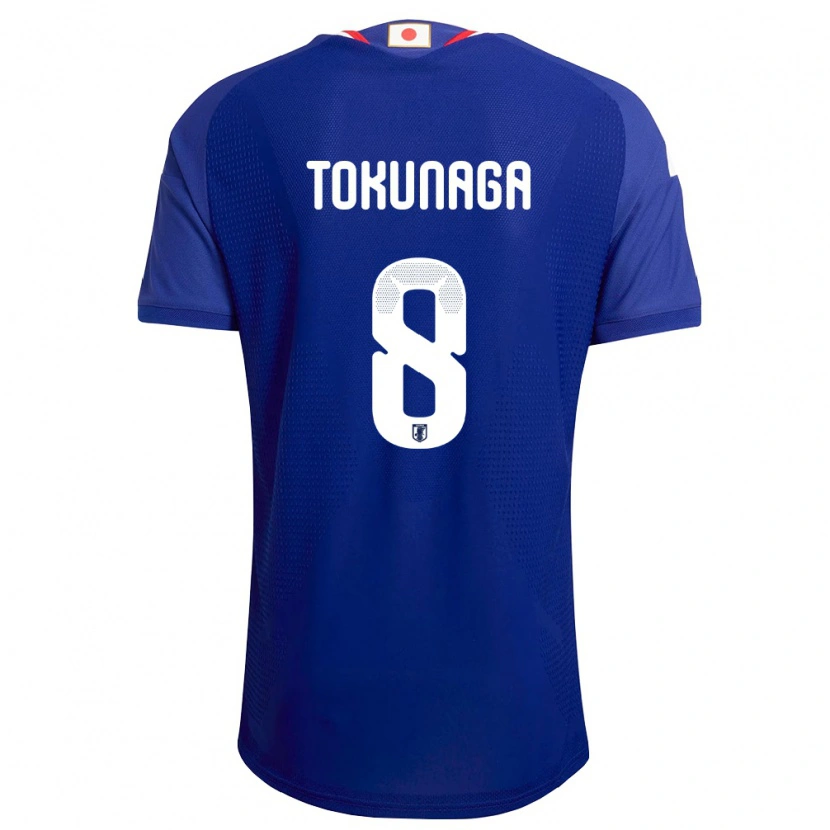 Danxen Dětské Japonsko Ryo Tokunaga #8 Modrá Bílá Červená Domů Hráčské Dresy 26-28 Dres