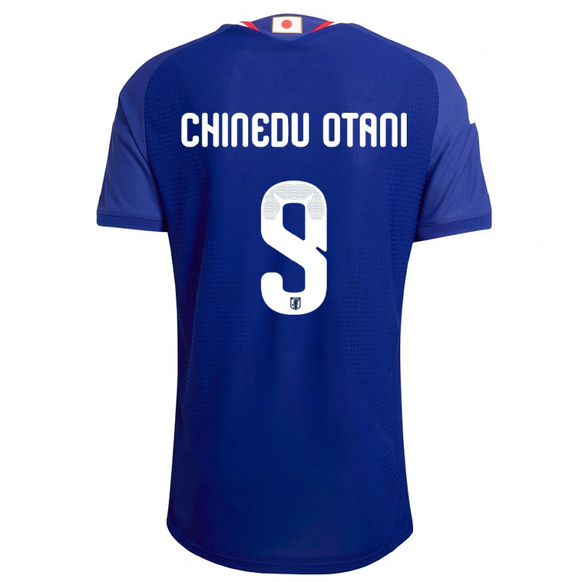 Danxen Dětské Japonsko Divine Chinedu Otani #9 Modrá Bílá Červená Domů Hráčské Dresy 26-28 Dres