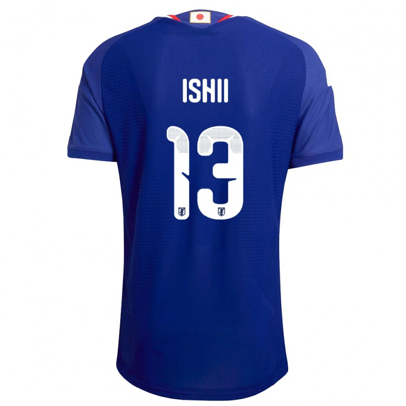 Danxen Dětské Japonsko Hisatsugu Ishii #13 Modrá Bílá Červená Domů Hráčské Dresy 26-28 Dres