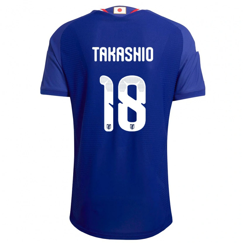 Danxen Dětské Japonsko Hayase Takashio #18 Modrá Bílá Červená Domů Hráčské Dresy 26-28 Dres