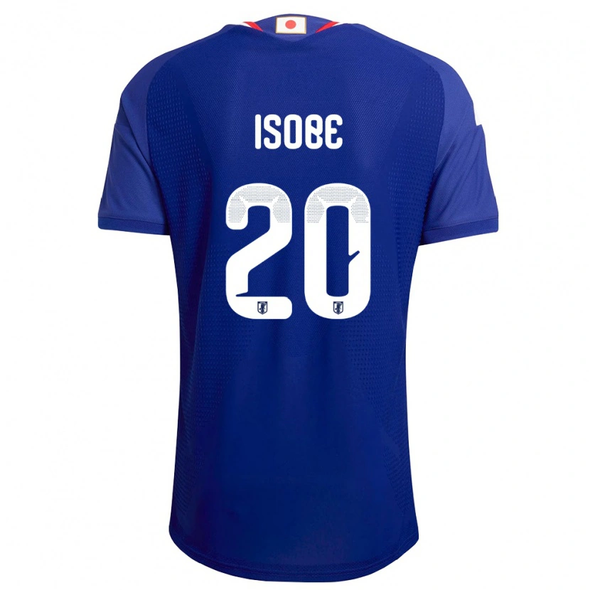 Danxen Dětské Japonsko Ren Isobe #20 Modrá Bílá Červená Domů Hráčské Dresy 26-28 Dres