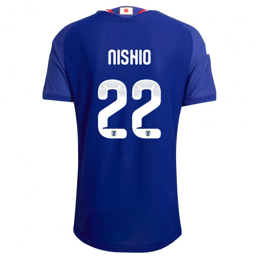 Danxen Dětské Japonsko Ryuya Nishio #22 Modrá Bílá Červená Domů Hráčské Dresy 26-28 Dres