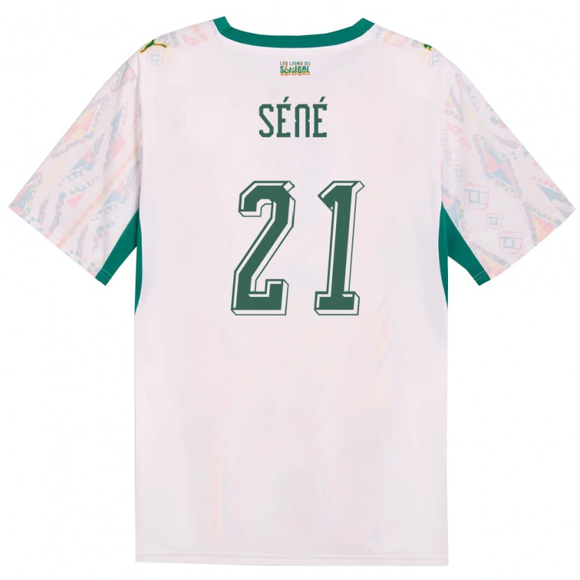Danxen Dětské Senegal Tening Sene #21 Bílá Zelená Žlutá Domů Hráčské Dresy 26-28 Dres