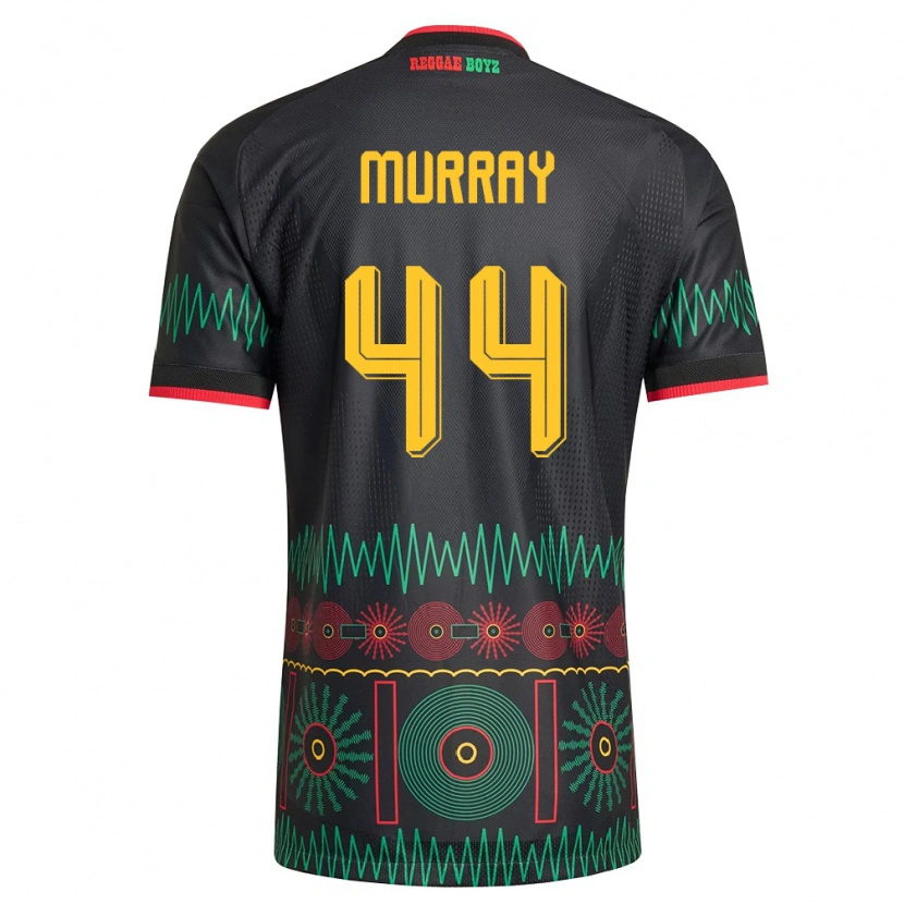 Danxen Dětské Jamajka Satara Murray #44 Černá Červená Žlutá Daleko Hráčské Dresy 26-28 Dres