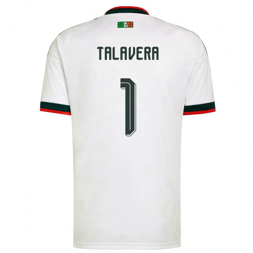 Danxen Dětské Mexiko Alfredo Talavera #1 Bílá Vínová Zelená Daleko Hráčské Dresy 26-28 Dres
