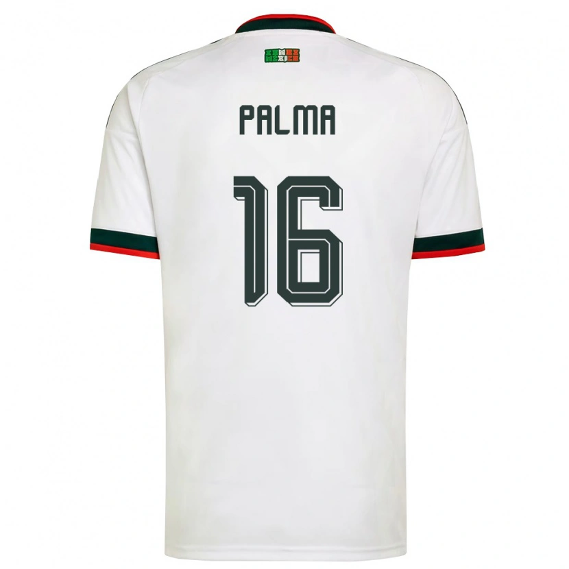 Danxen Dětské Mexiko Rafael Palma #16 Bílá Vínová Zelená Daleko Hráčské Dresy 26-28 Dres