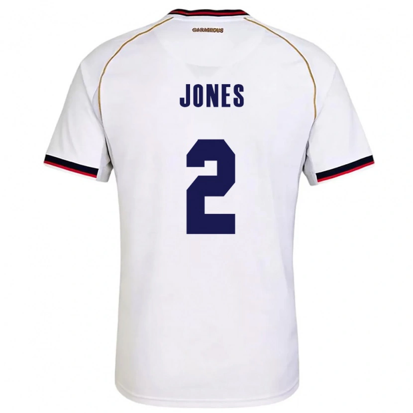 Danxen Dětské Panama Joseph Jones #2 Bílá Červená Daleko Hráčské Dresy 26-28 Dres