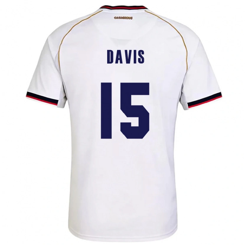 Danxen Dětské Panama Éric Davis #15 Bílá Červená Daleko Hráčské Dresy 26-28 Dres