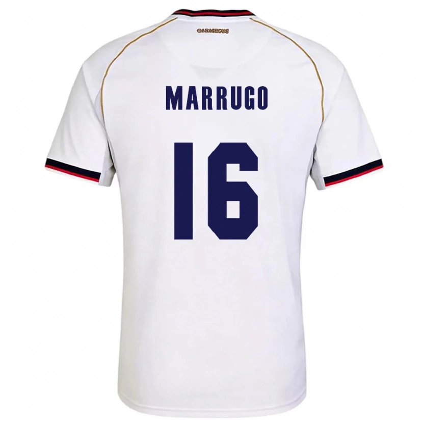 Danxen Dětské Panama Neir Marrugo #16 Bílá Červená Daleko Hráčské Dresy 26-28 Dres