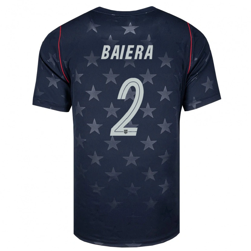 Danxen Dětské Spojené Státy Americké Drew Baiera #2 Černá Bílá Červená Daleko Hráčské Dresy 26-28 Dres