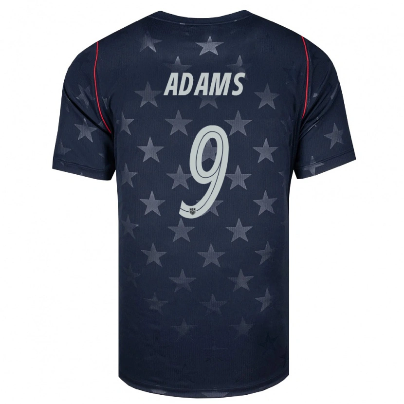 Danxen Dětské Spojené Státy Americké Chase Adams #9 Černá Bílá Červená Daleko Hráčské Dresy 26-28 Dres