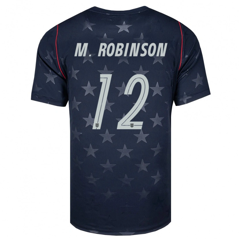 Danxen Dětské Spojené Státy Americké Miles Robinson #12 Černá Bílá Červená Daleko Hráčské Dresy 26-28 Dres