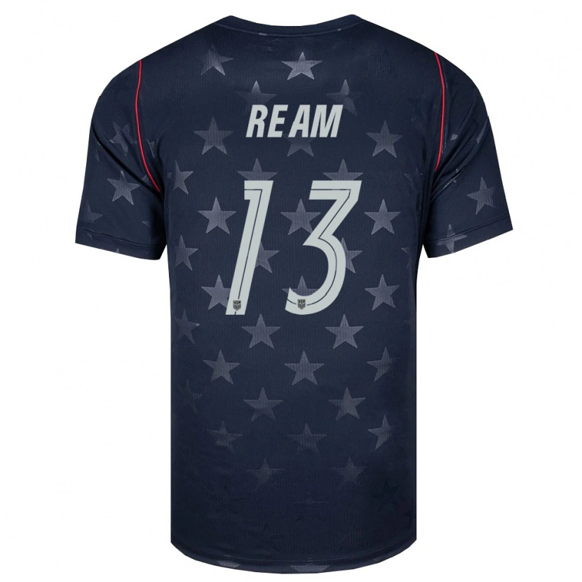 Danxen Dětské Spojené Státy Americké Tim Ream #13 Černá Bílá Červená Daleko Hráčské Dresy 26-28 Dres