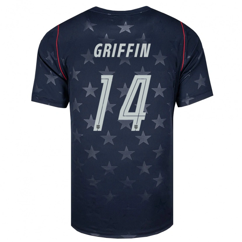 Danxen Dětské Spojené Státy Americké Jordan Griffin #14 Černá Bílá Červená Daleko Hráčské Dresy 26-28 Dres