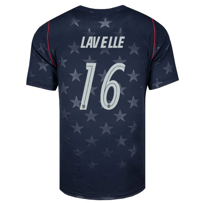 Danxen Dětské Spojené Státy Americké Rose Lavelle #16 Černá Bílá Červená Daleko Hráčské Dresy 26-28 Dres