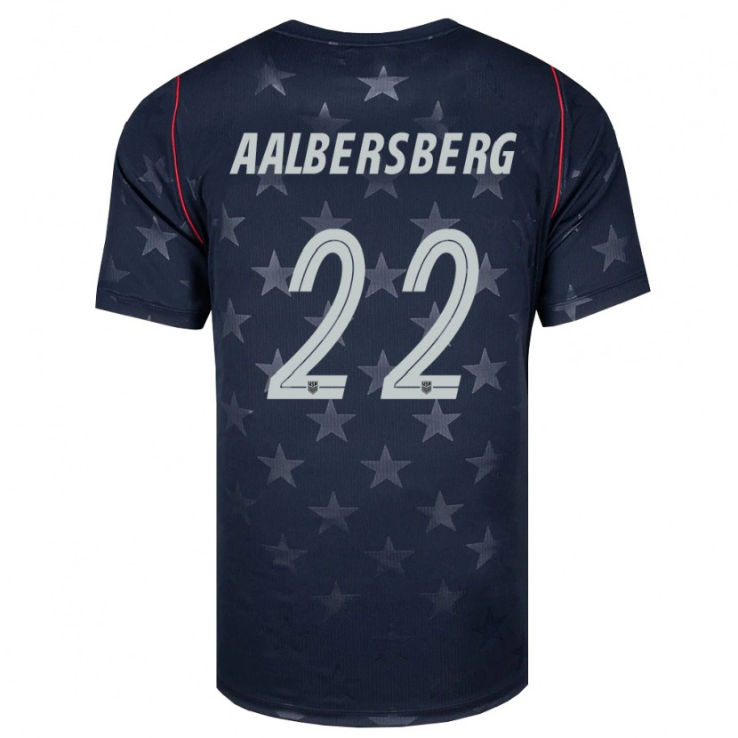 Danxen Dětské Spojené Státy Americké Miles Aalbersberg #22 Černá Bílá Červená Daleko Hráčské Dresy 26-28 Dres