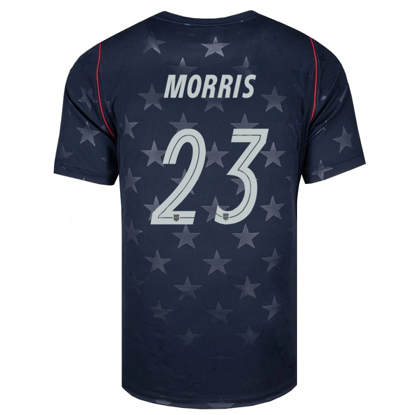Danxen Dětské Spojené Státy Americké Aidan Morris #23 Černá Bílá Červená Daleko Hráčské Dresy 26-28 Dres